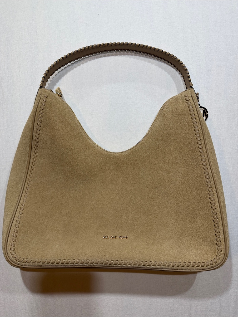 Michael Kors camel suede leather Shoulder Hobo